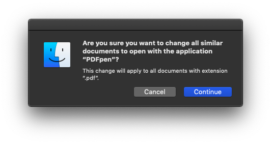 default app for files mac